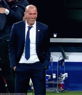 Zinédine Zidane sourire